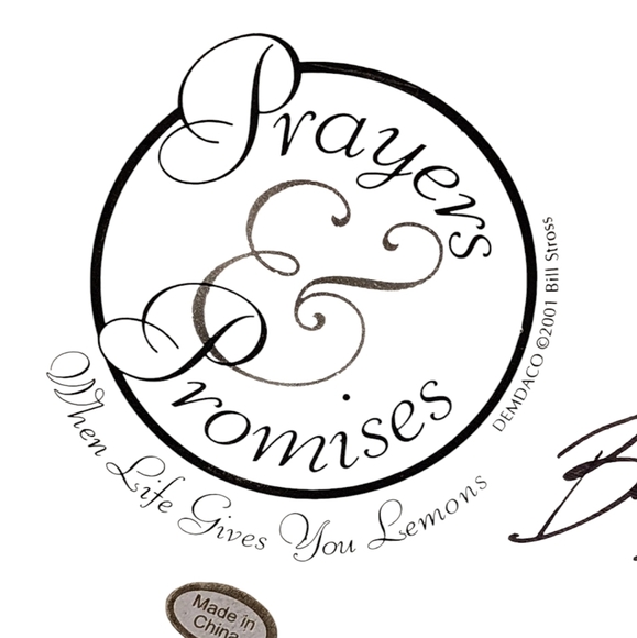 Prayers & Promises "When Life Gives You Lemons" Demdaco Stross 2001 - Picture 14 of 15